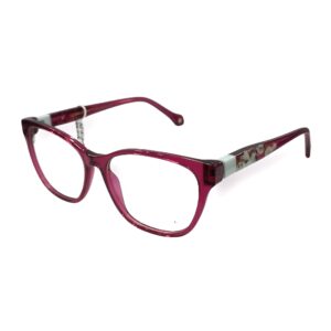 eyeglasses alexander wintsch butterfly shape puprle/fucchia acetate