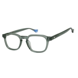 eyeglasses urban owl men square shape crystal grey/blue acetate