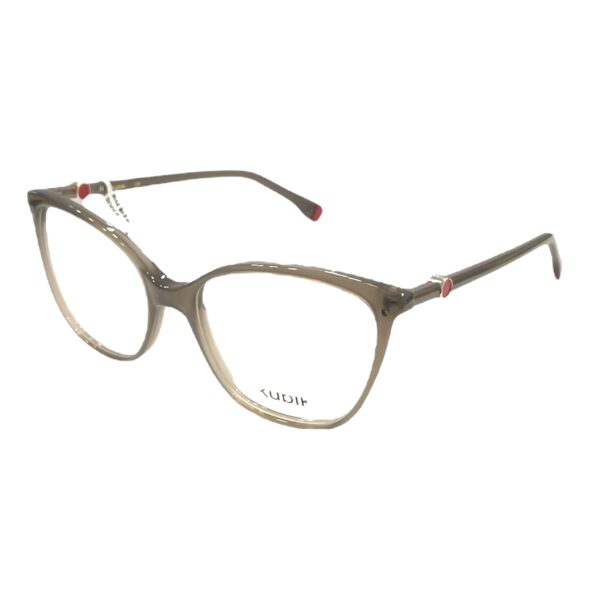 eyeglasses kubik women butterfly shape grey acetate clip on grey lenses uv protection