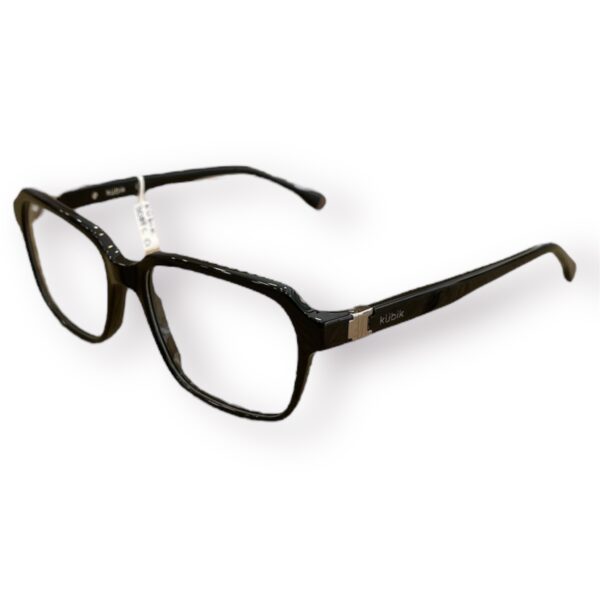 eyeglasses kubik unisex square shape black acetate