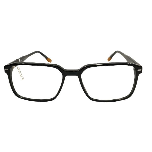 eyeglasses antonio miro unisex square shape black acetate