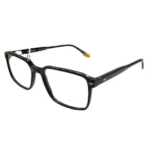 eyeglasses antonio miro unisex square shape black acetate