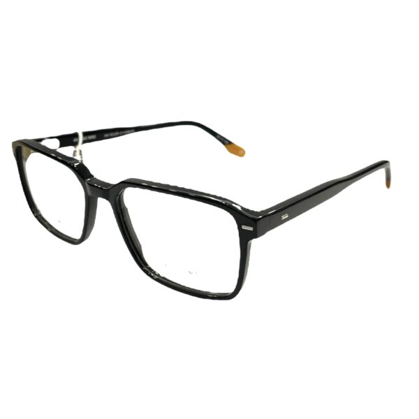 eyeglasses antonio miro unisex square shape black acetate