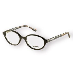 eyeglasses tailor made women oval shape black acetate