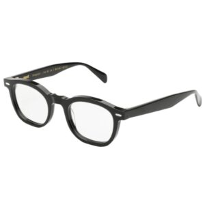 eyeglasses gast unisex round shape black acetate
