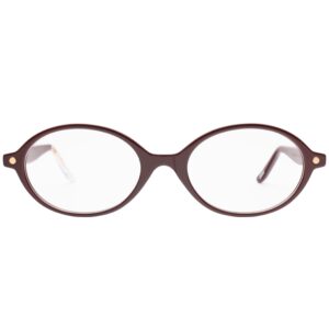 eyeglasses snob milano women oval shape burgundy acetate magnetic syn clip on zeiss lenses uv protection
