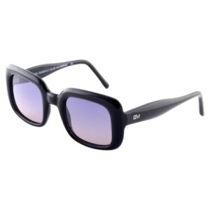 sunglasses gustav muller women square shape black acetate polarized gradient purple lenses uv protection
