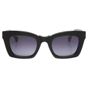 sunglasses kreuzbergkinder women butterfly shape black acetate gradient grey lenses antireflective coating uv protection