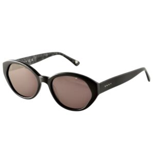 sunglasses envy women oval shape black acetate grey lenses uv protection