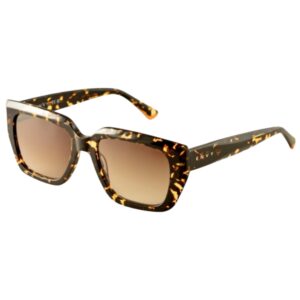 sunglasses envy women square shape brown havana acetate gradient brown lenses uv protection