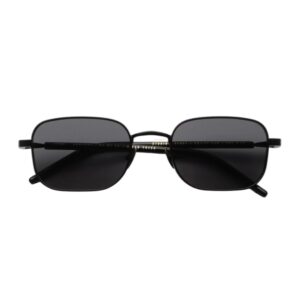 sunglasses gast unisex rectangular shape black metallic frame grey lenses antireflective coating uv protection