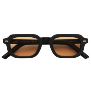 sunglasses gast unisex square shape black acetate orange lenses antireflective coating uv protection