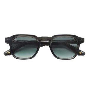 sunglasses bali men square shape crystal grey acetate gradient green lenses uv protection