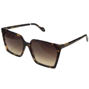 sunglasses touch women butterfly shape gradient brown lenses uv protection