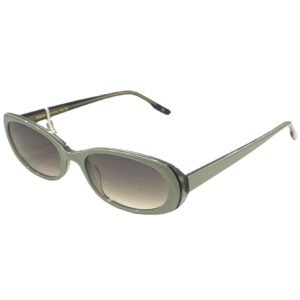 sunglasses touch women oval shape green acetate gradient grey lenses uv protection