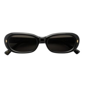 sunglasses gast unisex oval shape black acetate fume lenses uv protection anti reflective coating
