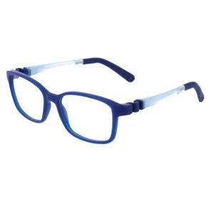 eyeglasses playmobil kids square shape blue-aqua plastic frame