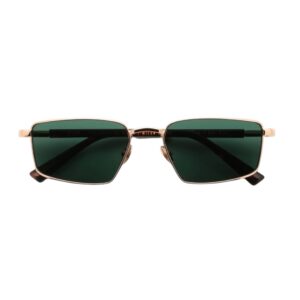 sunglasses gast unisex geometric shape gold metallic frame green lenses antireflective coating uv protection