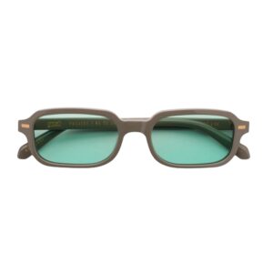 sunglasses gast unisex rectangular shape grey/brown acetate mint lenses antireflective coating uv protection