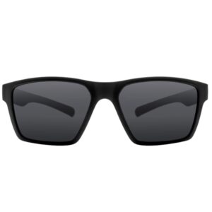 sunglasses kypers men square shape matte black acetate dark grey polarized lenses uv protection