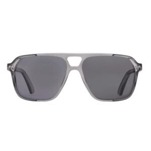 Ανδρικά γυαλιά ηλίου Suns Good The Driver SG25 C005 διάφανα γκρι με smoke φακούς