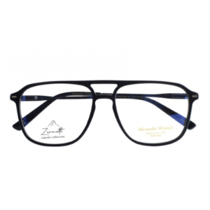 Ανδρικά γυαλιά οράσεως ALEXANDER WINTSCH AW6347 C-1 Zermatt μαύρα με χρυσές λεπτομέρειες
